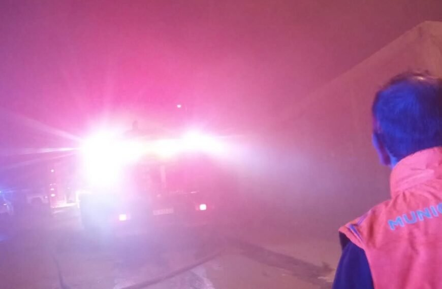 Un menor se salvó de milagro en un incendio de vivienda