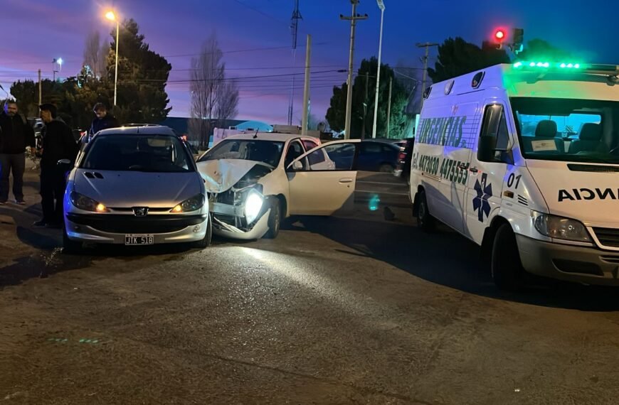 Choque con personas lesionadas