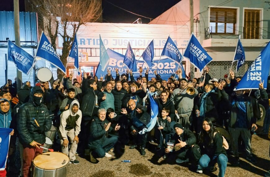 Dante Bowen copó el PJ: cierre de listas con mística, renovación y el pueblo adentro