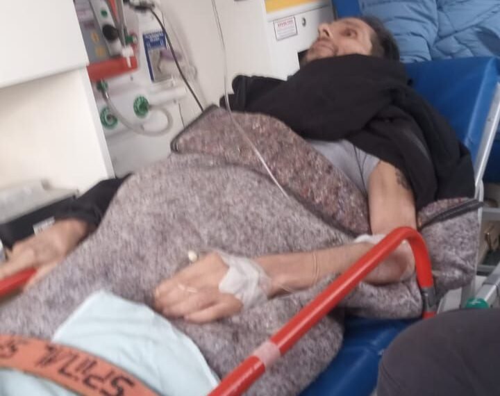 Finalmente Fernando recibió asistencia médica
