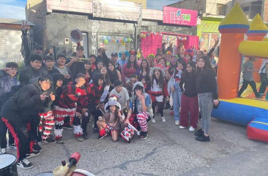 Una estética realizó una jornada de juegos y diversión para los niños