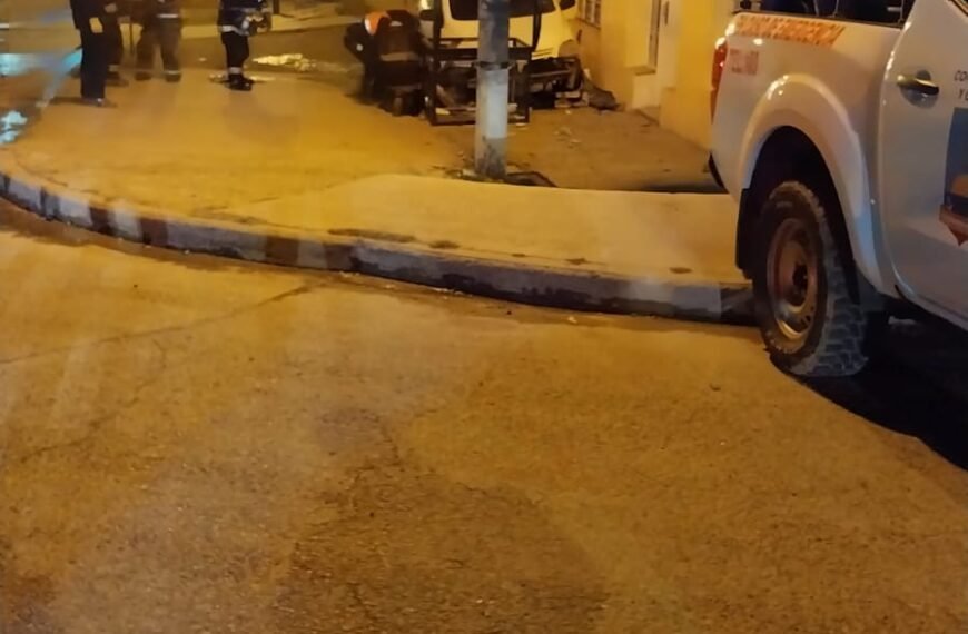 Chocó contra una vivienda y provocó una importante pérdida de gas