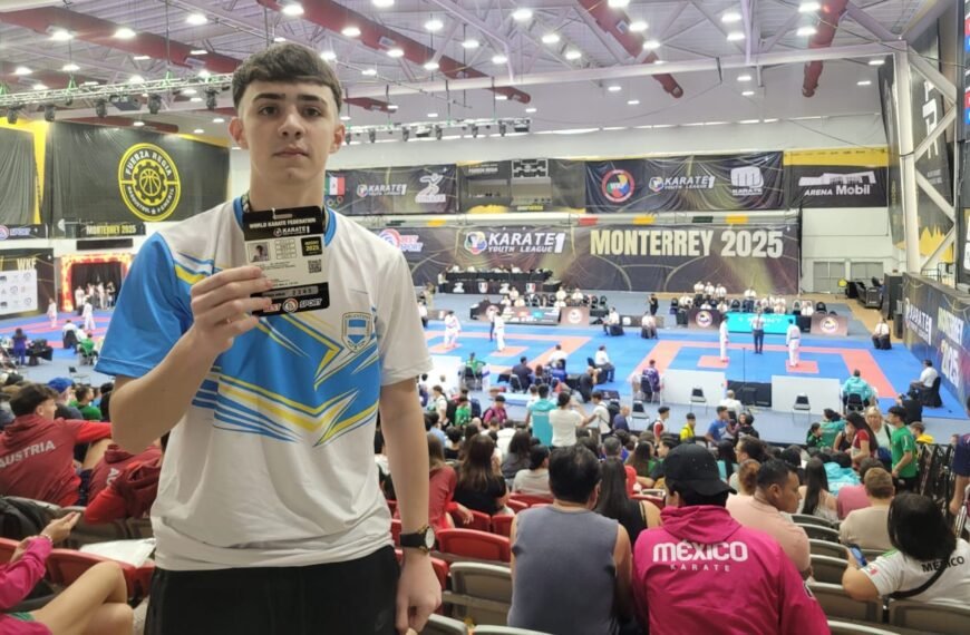 Franco Moroncini debuta en la Liga Juvenil Mundial de Karate