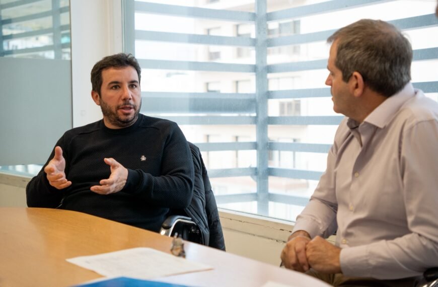 Ostoich busca acelerar y ordenar junto a Camuzzi las obras de gas que se encuentran activas