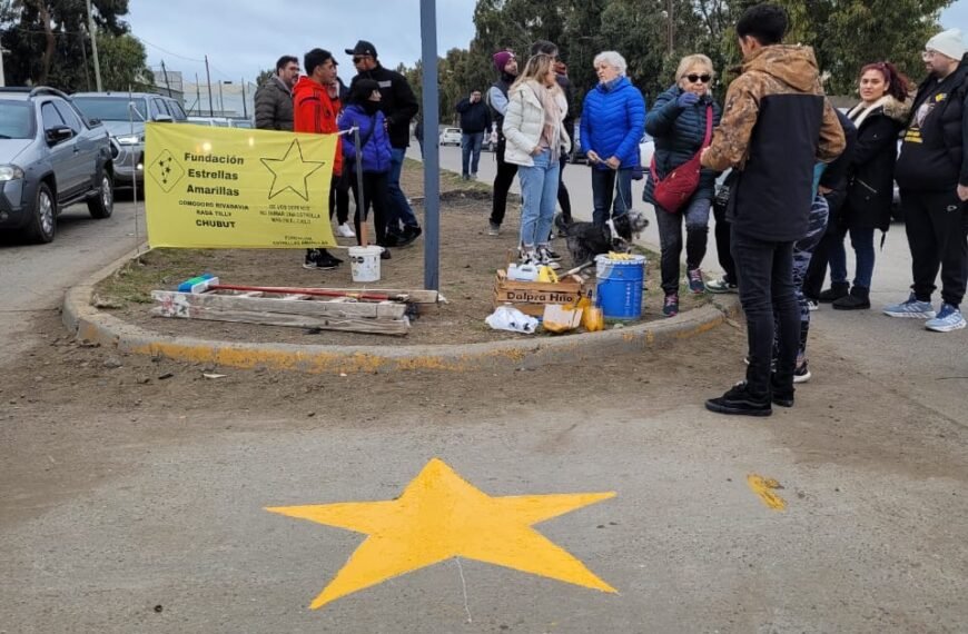 Pintaron la estrella amarilla 11 para recordar a Omar Décima