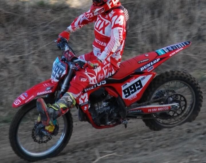 Jonatan Montenegro va en busca del podio al Nacional de Motocross en Posadas