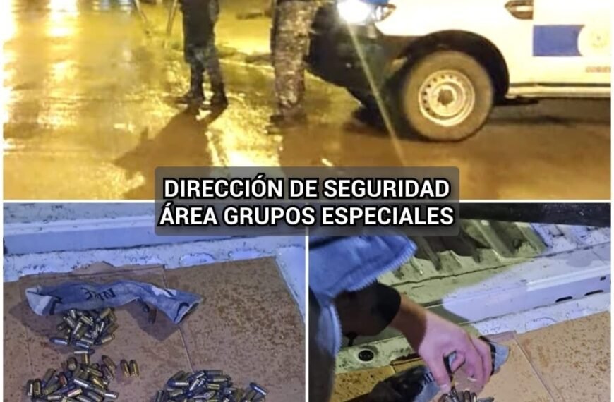 Sorprenden a joven con gran cantidad de municiones cerca de una escuela
