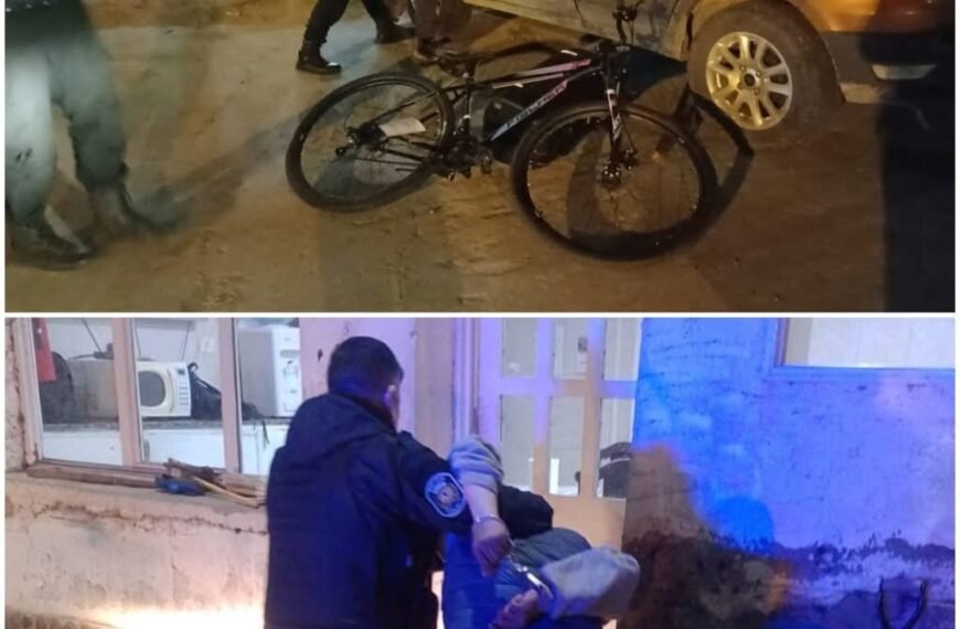 Detenido por robar una bicicleta y un parlante en un comercio