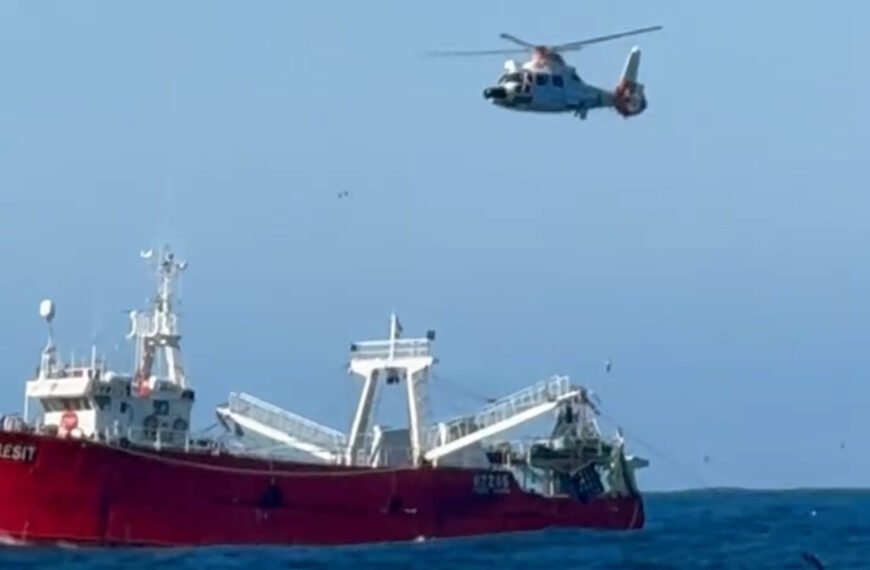 Prefectura rescató a un joven tripulante del pesquero «Pedrito»