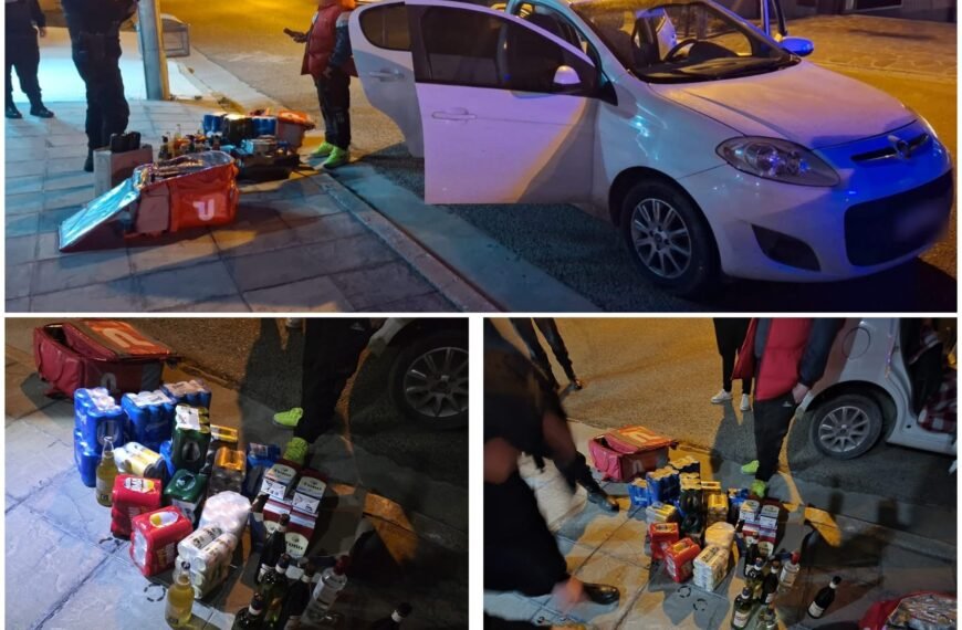 Hacia delivery de bebidas alcohólicas y lo sorprende la policía