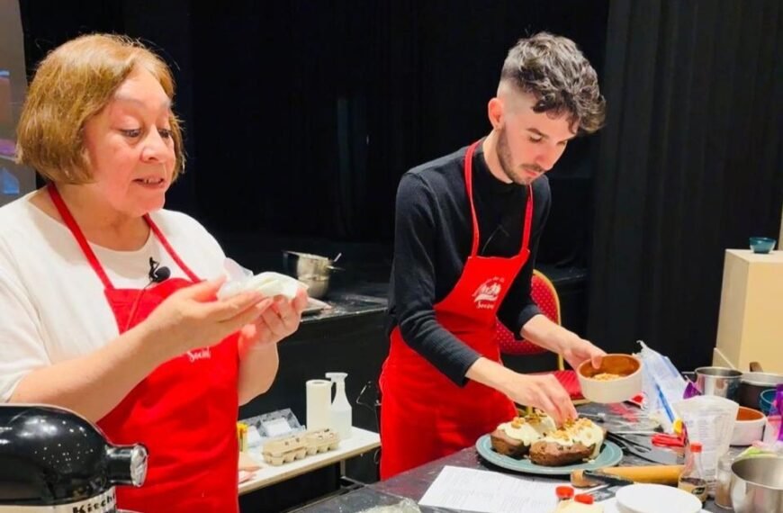 Clase de cocina con amor y sin gluten en el Centro Cultural
