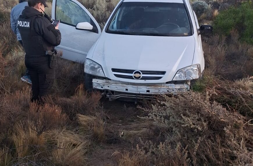 Vuelco sin heridos en la Ruta Provincial Nº1