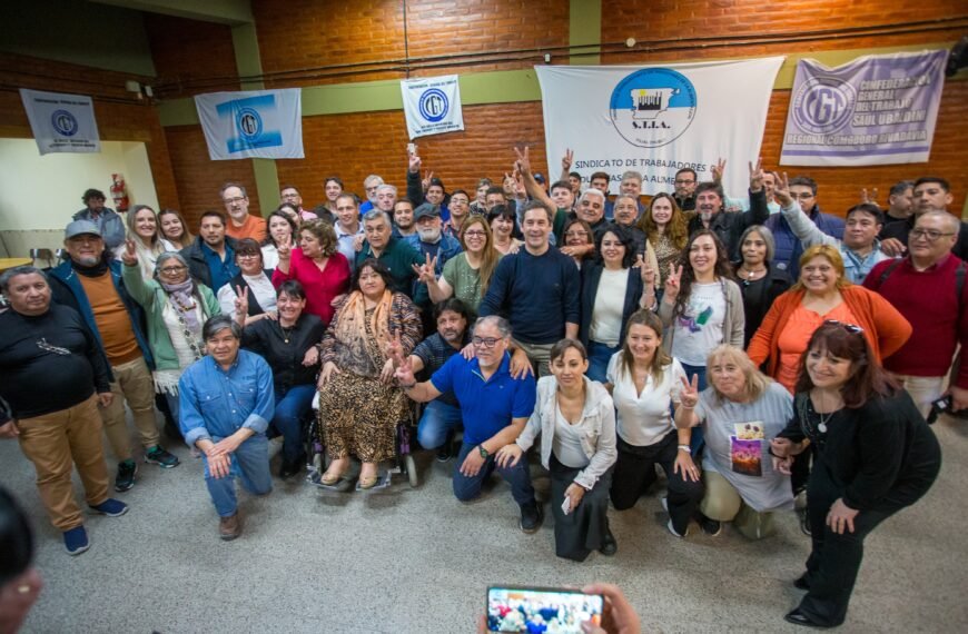 Juan Pablo Luque en la CGT: “Nunca vamos a votar ninguna ley contra el pueblo trabajador”