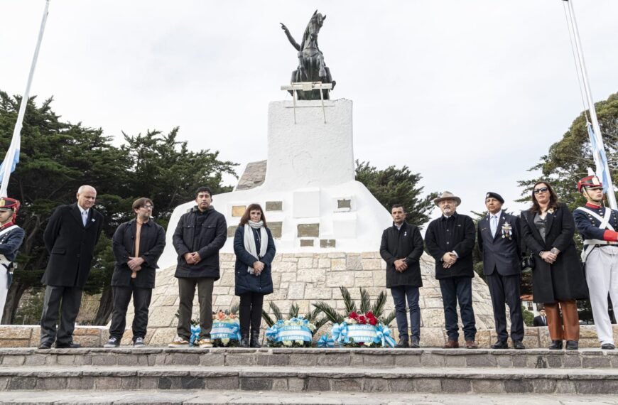 Othar acompañó el acto por el 175° aniversario del Paso a la inmortalidad del Gral. José de San Martín