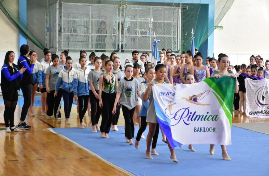 Se inauguró el Torneo Patagónico de Gimnasia Rítmica en el Municipal Nº1
