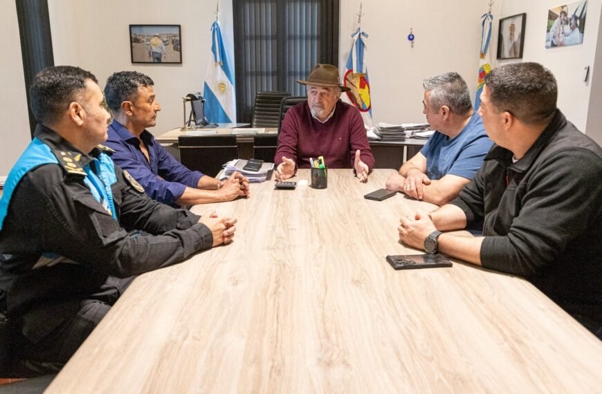 Othar recibió al ministro Iturrioz para interiorizarse sobre el operativo antidrogas efectuado en Comodoro