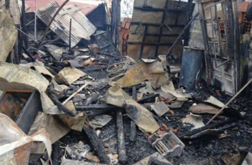 Campaña solidaria para una familia que perdió todo en un incendio