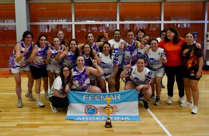 Chubut brilló en las Finales Nacionales de Maxi básquet femenino: campeonas en +40 y subcampeonas en +30 y +50