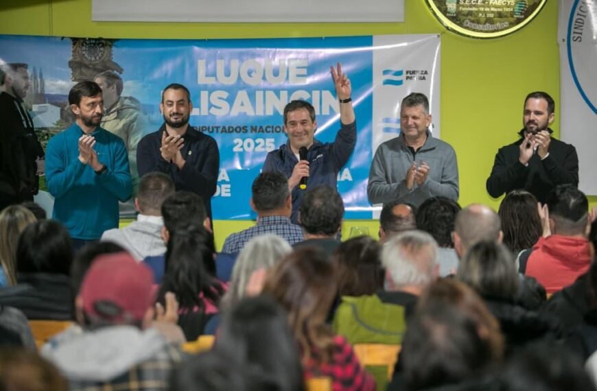 Luque en Esquel: «Nuestro compromiso es con el pueblo, no respondemos al poder»