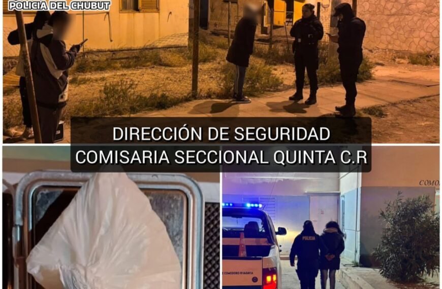 Tenía prisión domiciliaria y la encuentran caminando por las 1008 con 20 gramos de cocaína en su poder