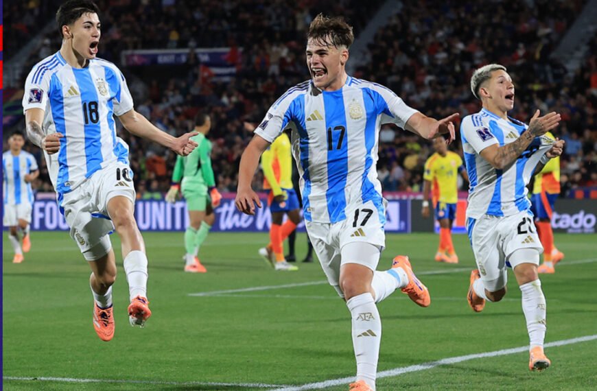Argentina derrotó a Colombia y jugará la final del Mundial Sub 20 después de 18 años