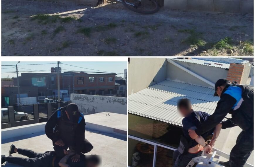 Intentó sustraer una bicicleta y escapó por los techos de la policía