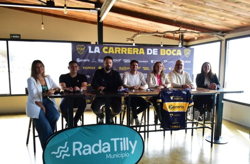 Se presentó la 3º Edición Corrida de Boca Juniors en Rada Tilly