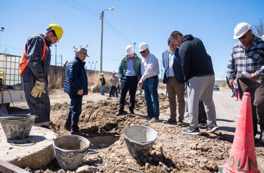 Othar: «Estamos avanzando con una obra fundamental para la zona sur de Comodoro»