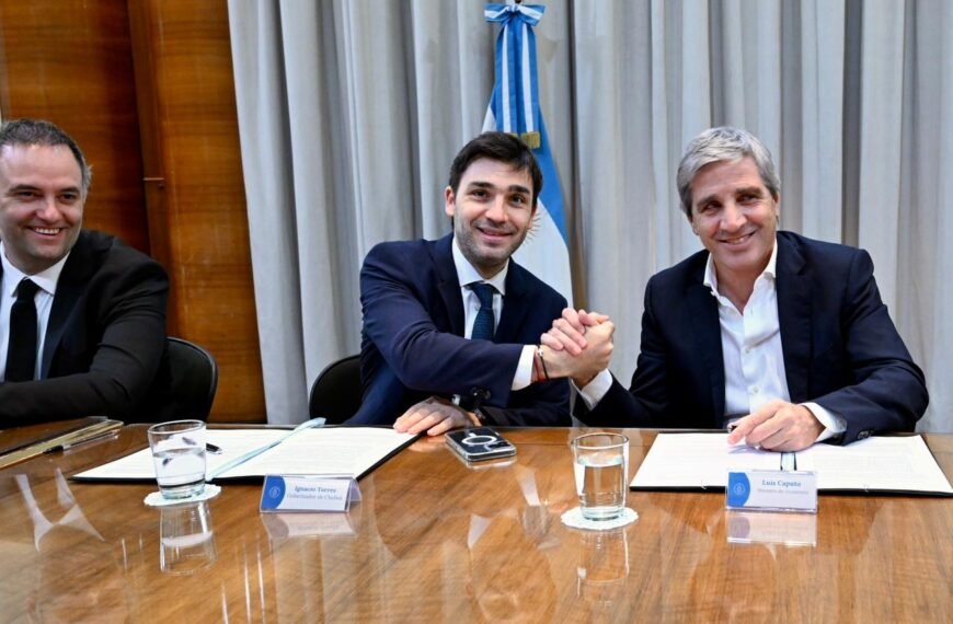 Torres junto a Nación firmó el acuerdo para la eliminación de las retenciones a la exportación de petróleo