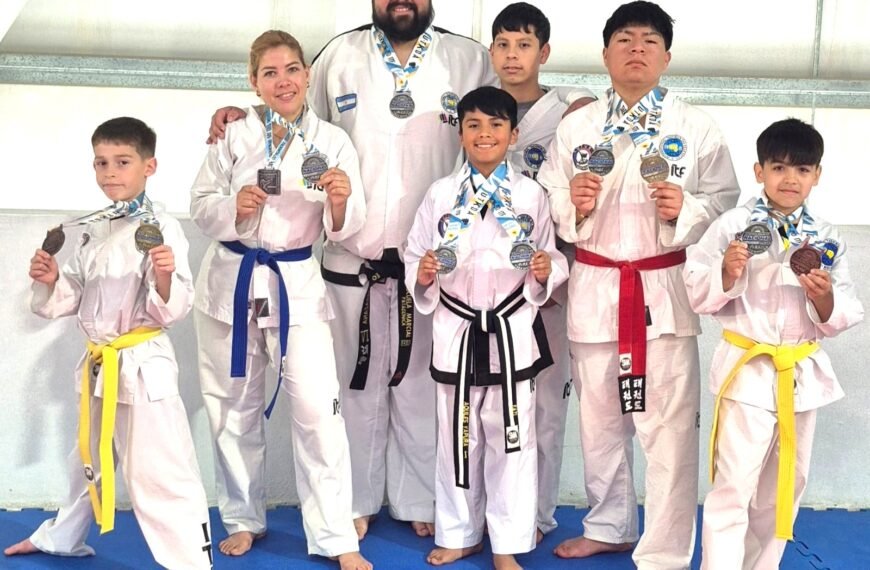 Destacado cierre de año del equipo de Tadeo Carrazana en el Nacional de Taekwondo
