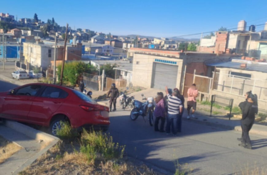 Manejaba borracha y terminó a metros de chocar una vivienda