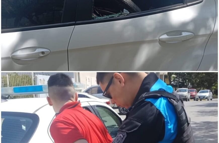 Intentó robar una bicicleta de un auto y fue detenido