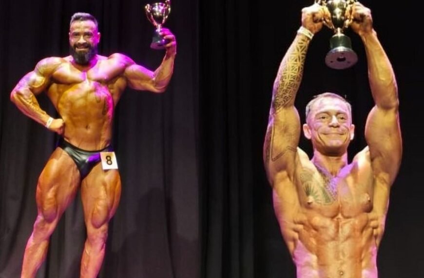 Dos comodorenses quedaron en lo más alto del podio en el Campeonato “Comodoro Muscleshow”