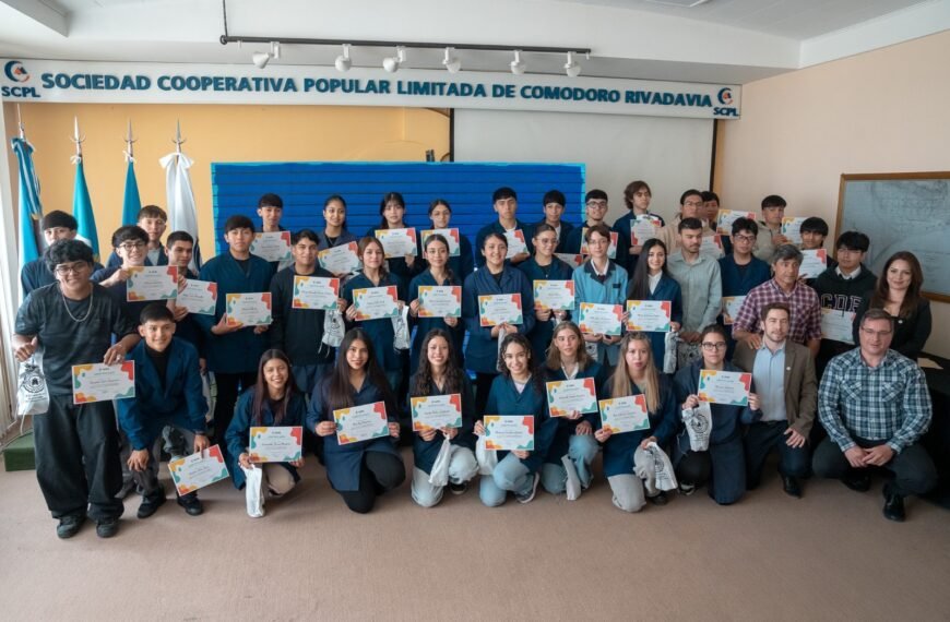 La SCPL celebró el cierre de las prácticas profesionalizantes de estudiantes de nivel secundario 2025