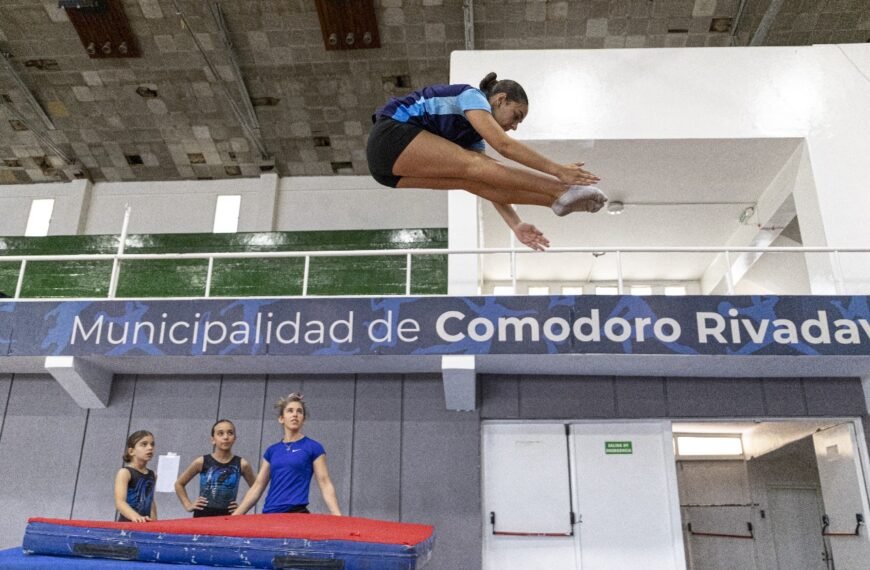 Por primera vez, Comodoro será sede del Torneo Nacional Federativo de Gimnasia de Trampolín