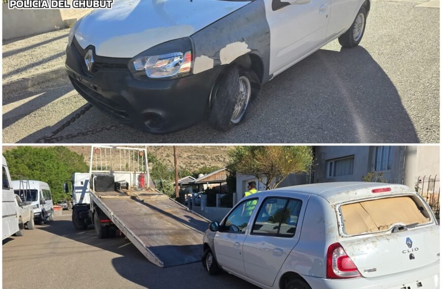 En barrio Saavedra encuentran un vehículo con pedido de secuestro