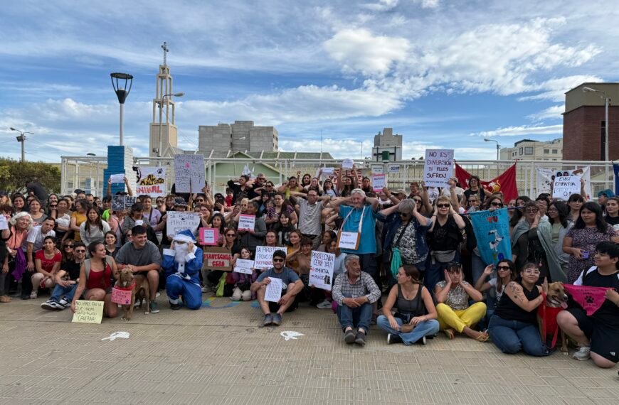 Gran convocatoria para pedir «Pirotecnia Cero» en Comodoro