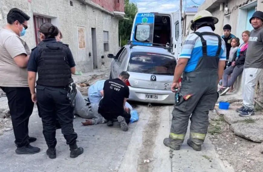Un hombre resultó herido al caerle encima su vehículo