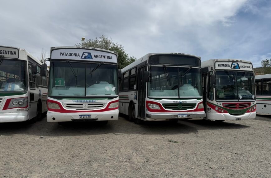 Choferes de Patagonia Argentina realizan retención de servicio en reclamo de seguridad tras ataque a conductor