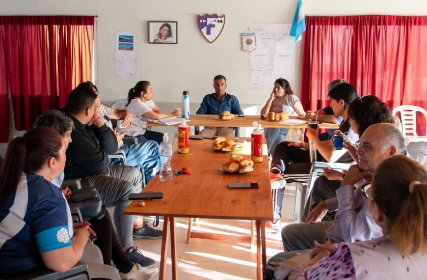 Funcionarios municipales se reunieron con referentes de barrio René Favaloro
