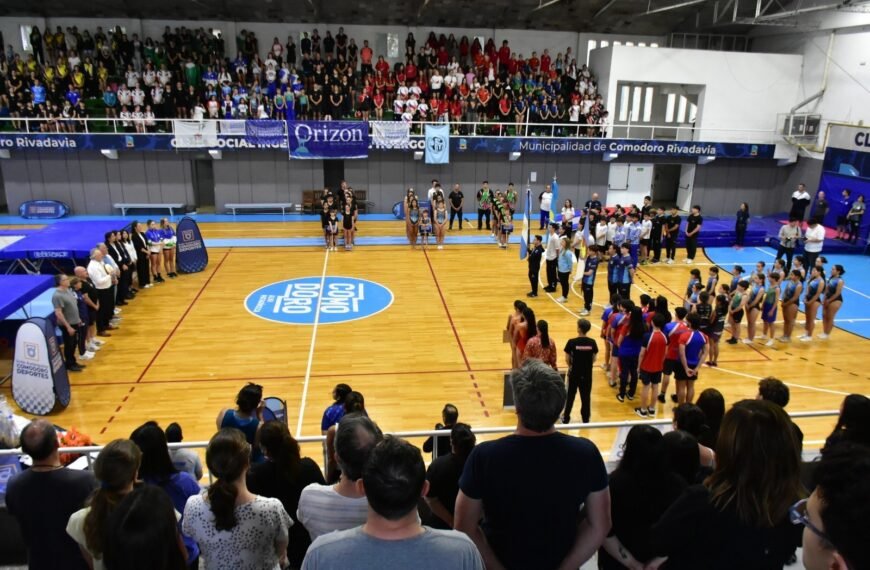 Quedó inaugurado el Nacional de Gimnasia de Trampolín