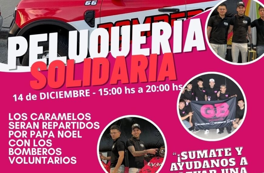 Peluquería solidaria para recolectar golosinas