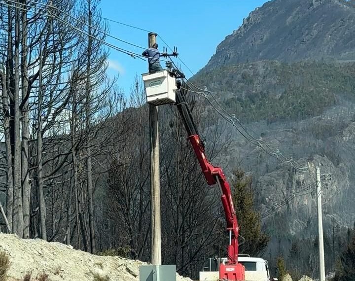 Normalizaron el funcionamiento del Interconectado Provincial de 33 kV en la Comarca Andina