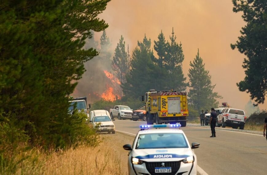 Con un amplio despliegue de recursos, refuerzan el operativo contra el incendio en Puerto Patriada