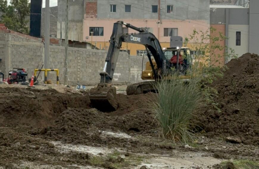 Siguen los trabajos de reparación del subacueducto