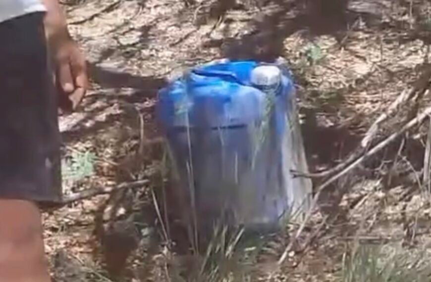Hallan bidón de nafta en zona de incendio del Cajón del Azul y alertan sobre riesgo de nuevos focos ígneos