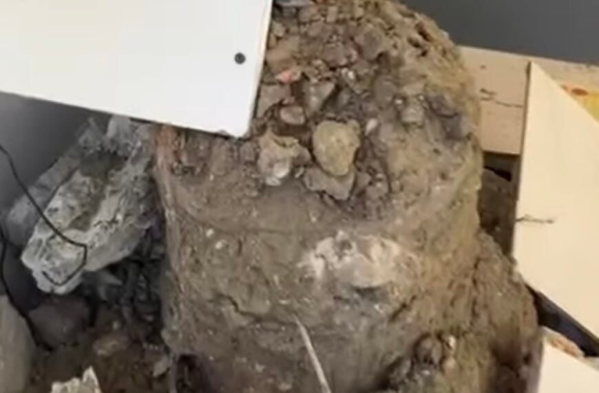 En medio de la evacuación, descubrieron un pozo petrolero en una vivienda afectada
