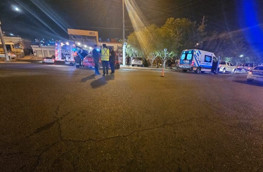 El año comenzó con un choque sin lesionados