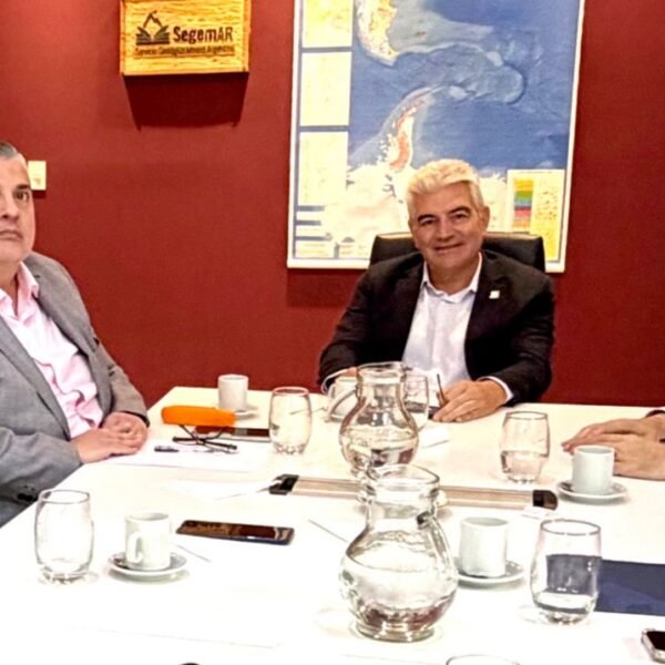 Othar analizó junto al presidente del SEGEMAR el informe técnico sobre el cerro Hermitte