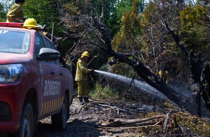 Siguen reforzando el combate de los incendios en la cordillera
